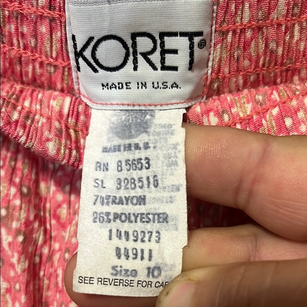 Koret Pink Patterned Pantsuit - image 2